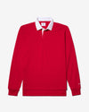Noah - Boxy Fit Rugby - Red - Swatch