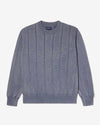 Noah - Drop Needle Sweater - Deep Blue - Swatch
