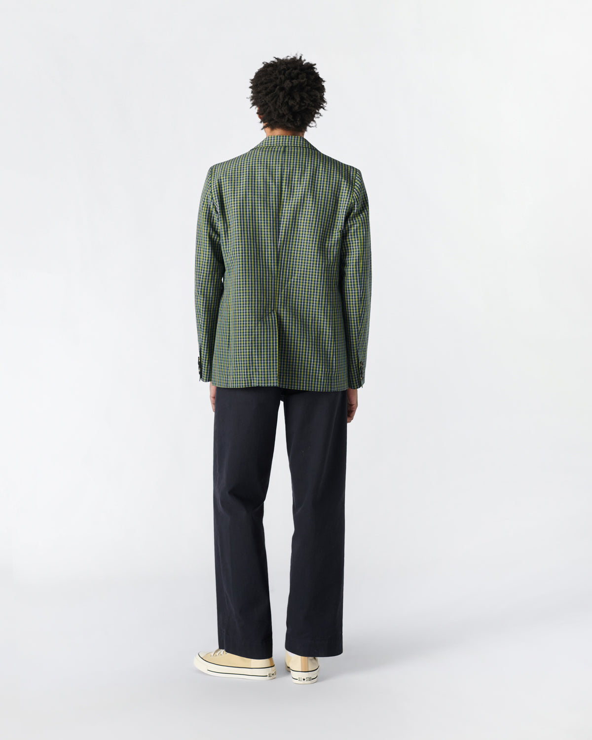 Seersucker Tartan Sport Jacket