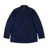 Noah - Cotton Double Breasted Jacket - Navy - Swatch