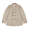 Noah - Cotton Double Breasted Jacket - Tan - Swatch