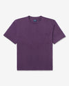 Noah - Oversized Pocket Tee - Dark Purple - Swatch
